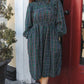 All I Want Hunter Green Plaid Check Woven Pocketed Dress