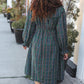 All I Want Hunter Green Plaid Check Woven Pocketed Dress