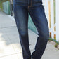 Judy Blue Midnight Horizon Mid Rise Straight Leg Denim Jeans