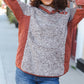 Beautiful You Brown Sherpa Quilted Snap Button Pullover