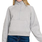 Quarter Zip Kangaroo Sweatshirt