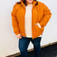 Eyes On You Butterscotch Quilted Puffer Jacket