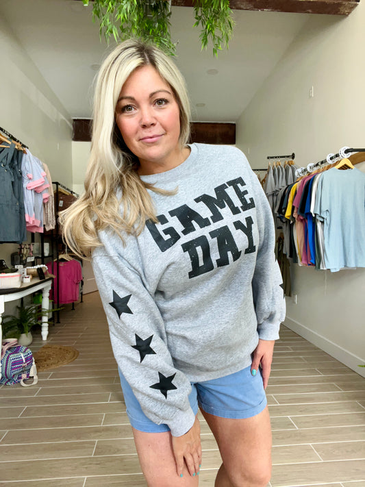 GAME DAY Star Crewneck