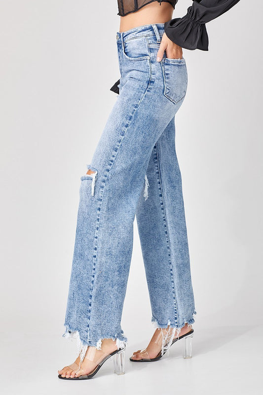 Risen Medium Acid Jeans