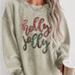 Holly Jolly Sequin Waffle Top